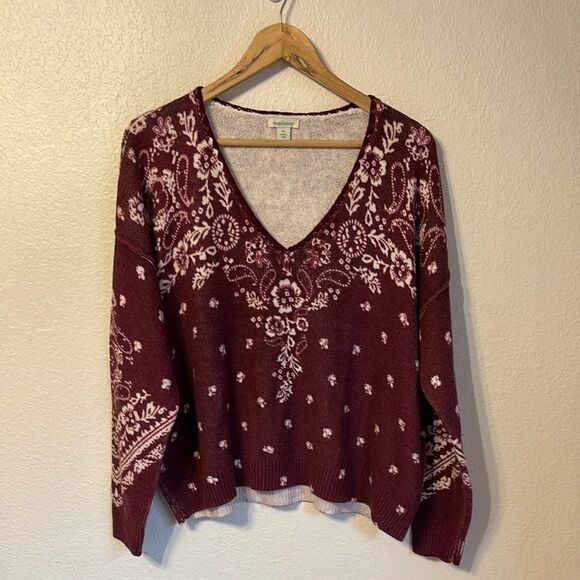 Sundance Sweaters - Sundance Lisbet Bandana Sweater Large
